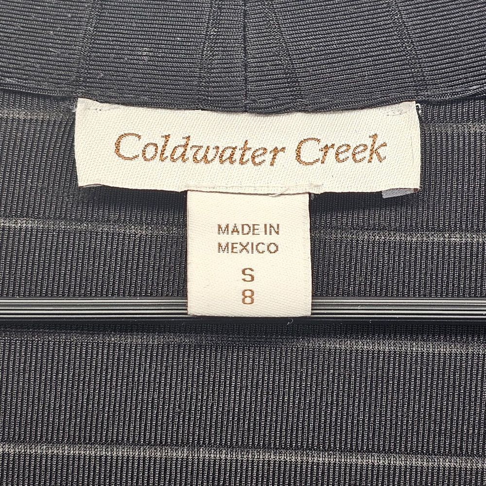 Coldwater Creek Womens Small Black Long Sleeve Button Front Cardigan‎ Sweater 8 - Picture 4 of 8